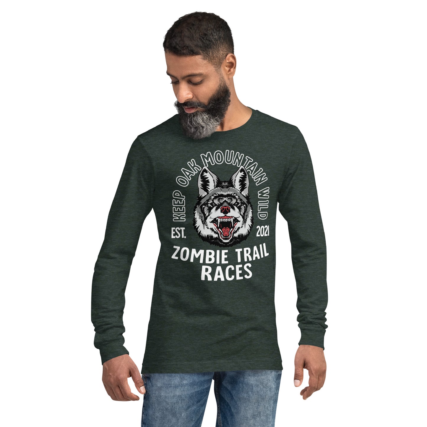 OM Wild Green Long Sleeve Tee